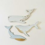 Large Whales (Blue Skies Colour - includes 3 Whales) +$40.00
